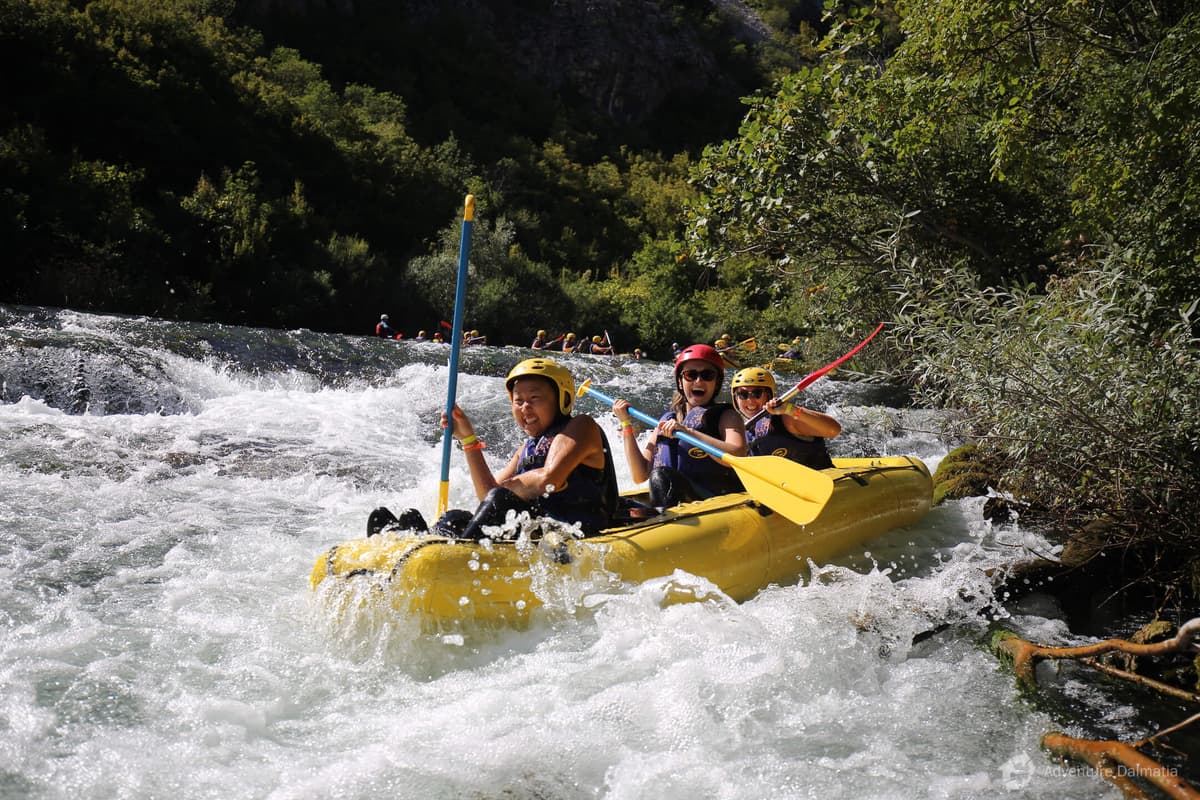 Rafting on Cetina River — Split Adventure